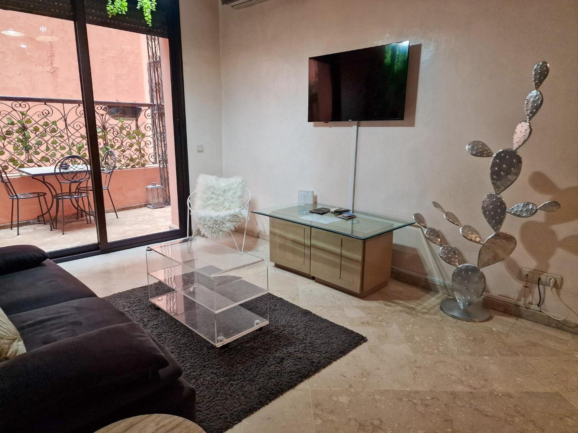 Superbe Appartement Piscine Gueliz Marrakesh Exterior foto